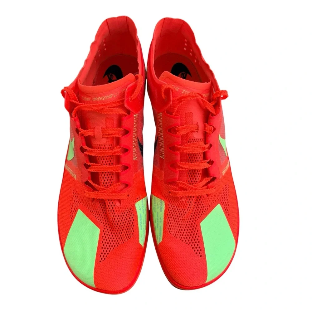 NEW Nike ZoomX Dragonfly XC Spikes Men's 10.5 Bright Crimson/Lime Blast